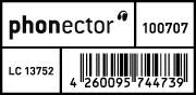 Code-, Logo,- und Nummernblock 100707