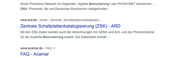 www.ard.de: DRA-Bemusterung pro GEMA- und GVL-Abrechnung - Bildschirmfoto - 0004-08-05, 09:15:44